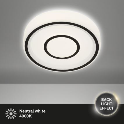 Briloner - LED Stropna svetilka SIRKEL LED/12W/230V črna