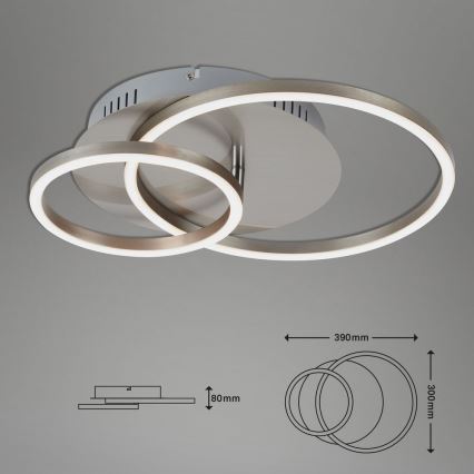 Briloner - LED Zatemnitvena stropna svetilka FRAMES LED/24,5W/230V