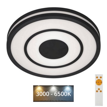 Briloner - LED Zatemnitvena stropna svetilka RIPPLE LED/24W/230V 3000-6500K + Daljinski upravljalnik