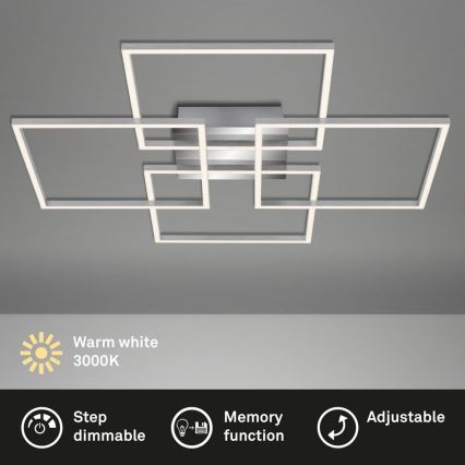 Briloner - LED Zatemnitveni nadgradni lestenec FRAME 4xLED/12W/230V