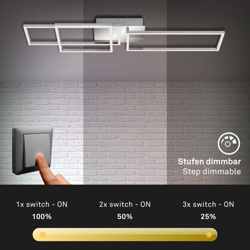 Briloner - LED Zatemnitveni nadgradni lestenec FRAME LED/44W/230V