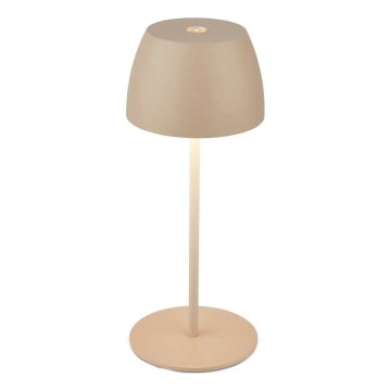 Briloner - LED zatemnjevalna polnilna zunanja namizna svetilka MINI na dotik LED/2,5W/5V IP44 1800 mAh bež