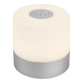 Briloner - LED zatemnjiva polnilna zunanja namizna svetilka na dotik LED/2W/5V 2700K IP44 1200 mAh matni krom