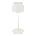 Briloner - LED zunanja namizna svetilka MINI, na dotik, polnilna, s funkcijo zatemnitve LED/2,5W/5V IP44 1800 mAh bela
