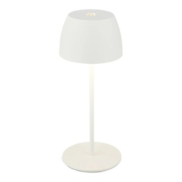 Briloner - LED zunanja namizna svetilka MINI, na dotik, polnilna, s funkcijo zatemnitve LED/2,5W/5V IP44 1800 mAh bela
