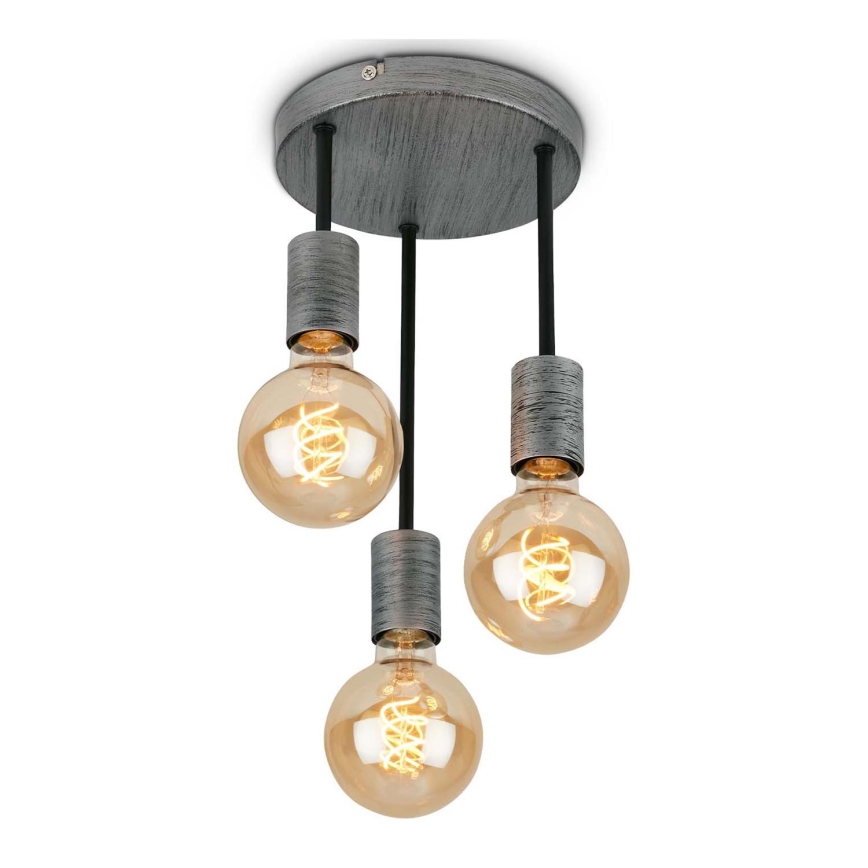 Briloner - Lestenec na vrvici HENGA 3xE27/60W/230V
