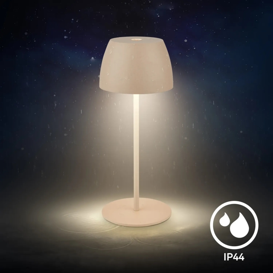 Briloner - LED zatemnjevalna polnilna zunanja namizna svetilka MINI na dotik LED/2,5W/5V IP44 1800 mAh bež