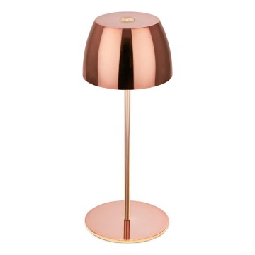 Briloner - zatemnljiva polnilna mini LED zunanja namizna svetilka, na dotik, 2,5 W/5 V, IP44, 1800 mAh, medena