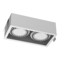 Brosline - Vgradna stropna svetilka 2xGU10/18W/230V bela
