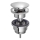 Bruckner - Odpadni bazen brez preliva CLICK-CLACK pr. 6,4 cm sijajni krom