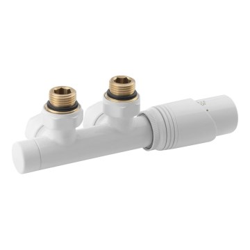Bruckner - Termostatska connection set za central connection WICHER bela