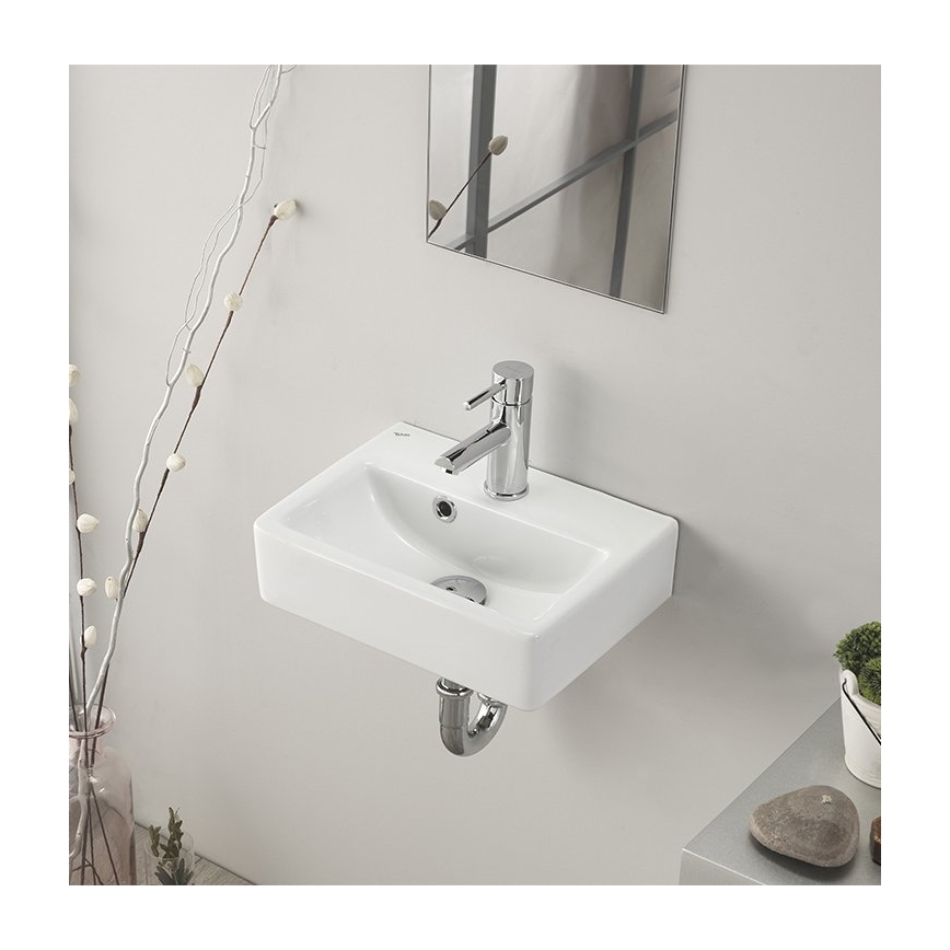 Bruckner - Umivalnik NOAM 37,5x28 cm keramika/bela