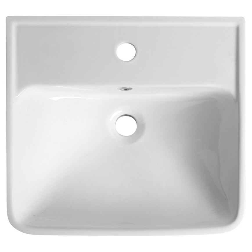 Bruckner - Vgradni umivalnik NEON 50x41,5 cm keramika/bela