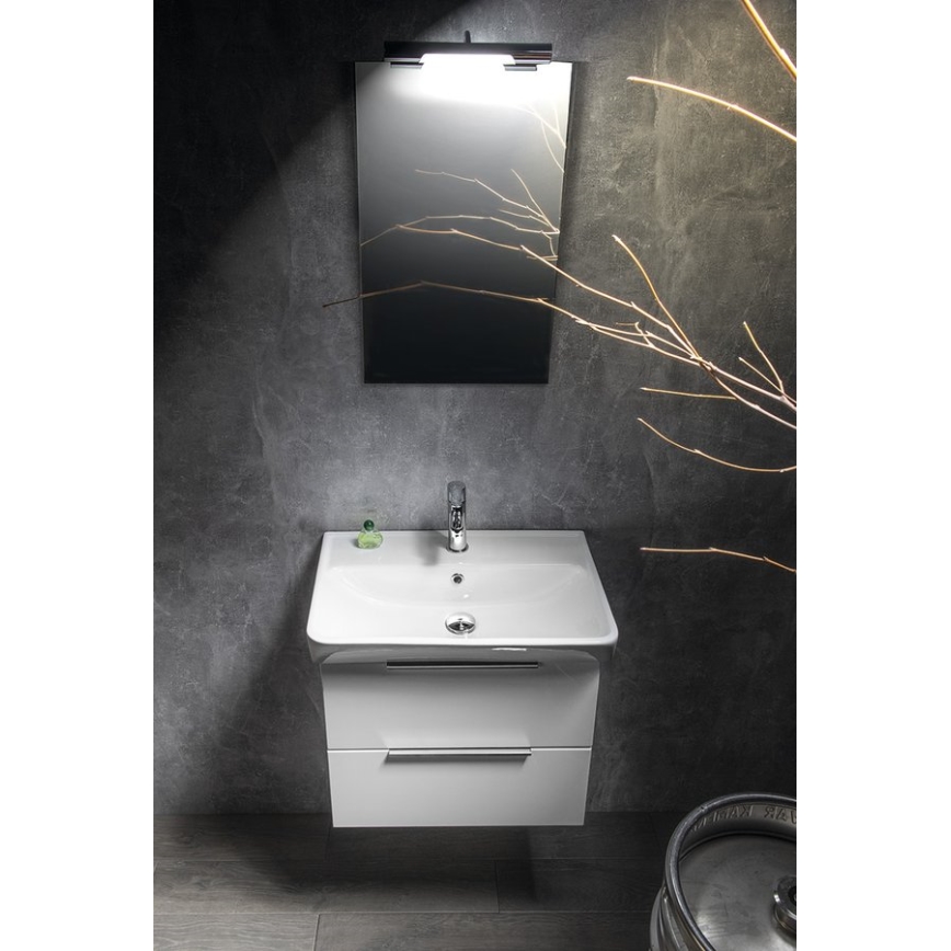 Bruckner - Vstavljeni umivalnik NEON 60x41,5 cm keramika/bela