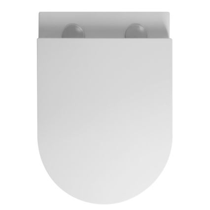 Bruckner - WC deska SoftClose FULDA SLIM bela