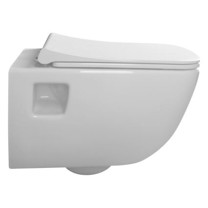 Bruckner - WC školjka z visečo školjko Rimless WALTER keramika/bela