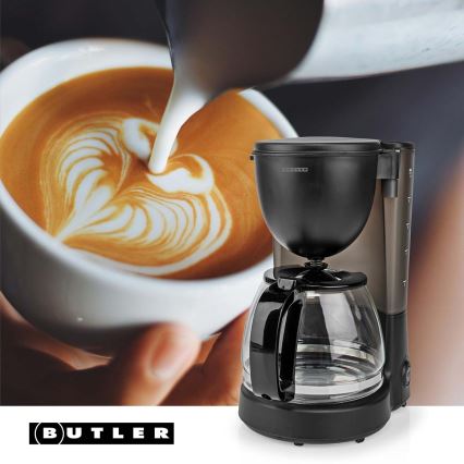 Butler - Aparat za kavo s filtrom 1,25 l z funkcijo ohranjanja toplote 750W/230V črn