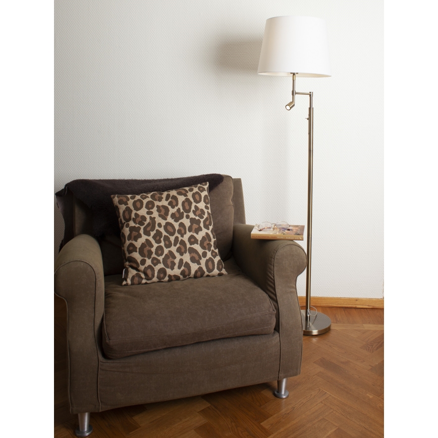 ByRydens - LED Talna svetilka ORLANDO 1xE27/5W/230V + LED/3W bela/bron pr. 36 cm