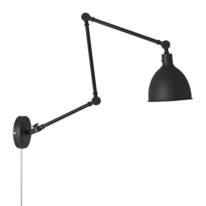 ByRydens - Zatemnitvena stenska svetilka BAZAR 1xE27/5W/230V črna