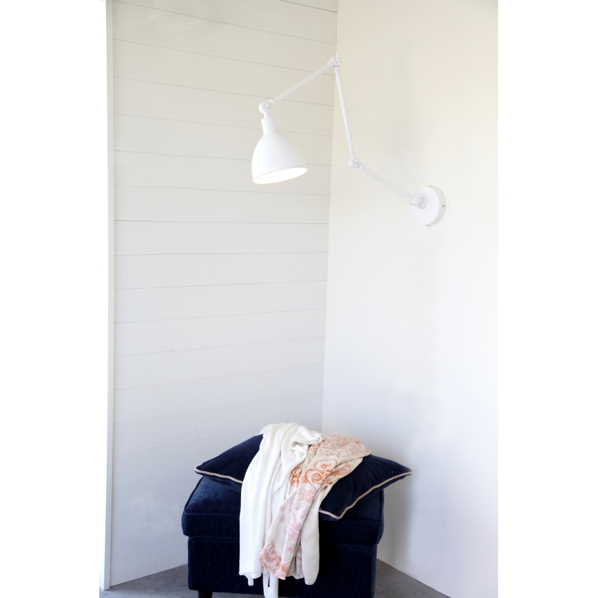 ByRydens - Zatemnitvena stenska svetilka BAZAR 1xE27/5W/230V bela