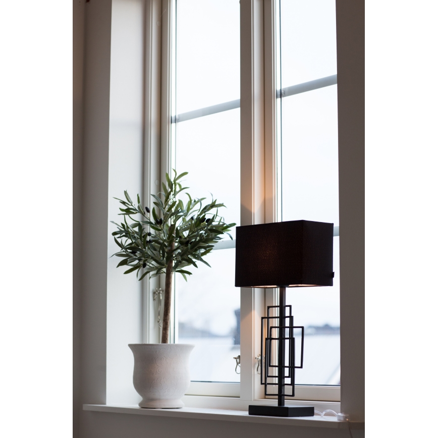 ByRydens - Namizna svetilka PARAGON 1xE27/5W/230V črna