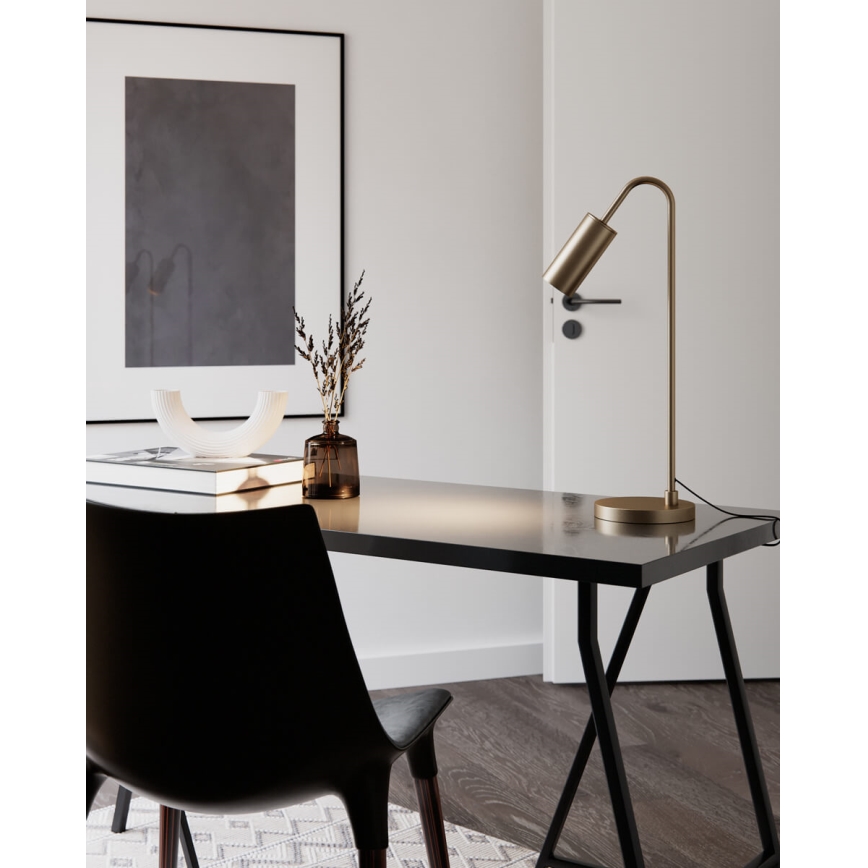 ByRydens - Namizna svetilka CURVE 1xGU10/7W/230V zlata