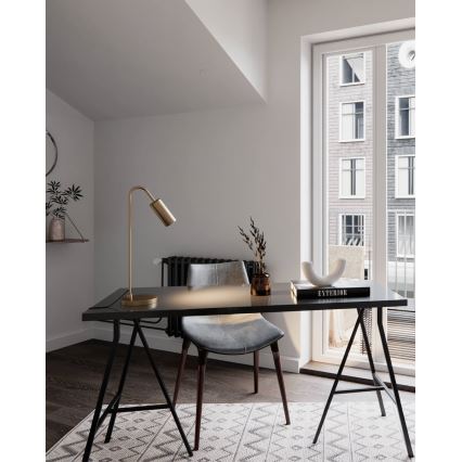 ByRydens - Namizna svetilka CURVE 1xGU10/7W/230V zlata