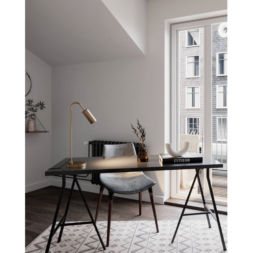 ByRydens - Namizna svetilka CURVE 1xGU10/7W/230V zlata