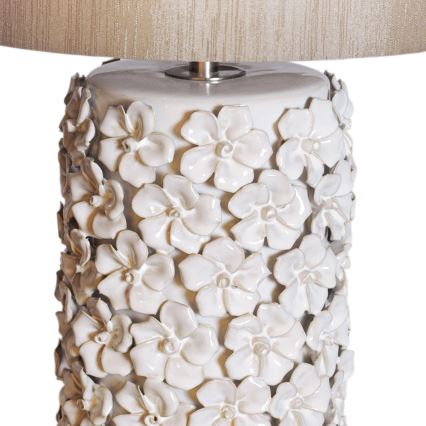 ByRydens - Namizna svetilka FIORE 1xE27/5W/230V krem barva