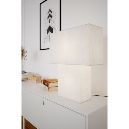ByRydens - Namizna svetilka iSQUARE 1xE27/8W/230V bela