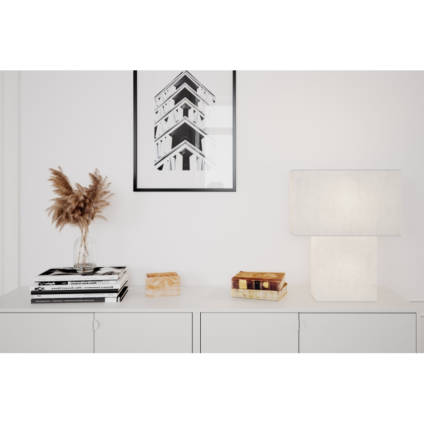 ByRydens - Namizna svetilka iSQUARE 1xE27/8W/230V bela