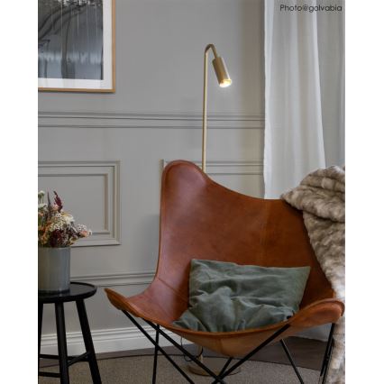 ByRydens - Stoječa svetilka CURVE 1xGU10/7W/230V zlata