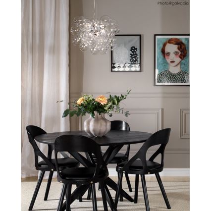 ByRydens - Lestenec na vrvici GROSS 8xG9/4W/230V prozorna pr. 50 cm