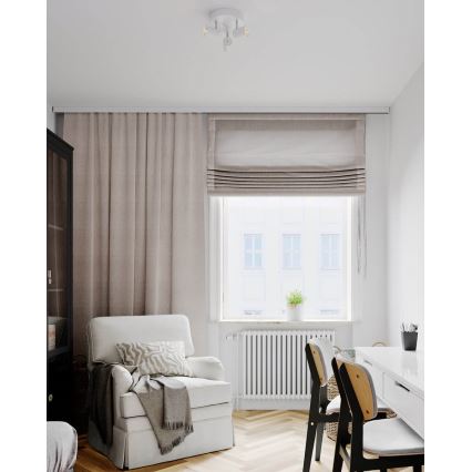 ByRydens - Reflektor CORRECT 3xGU10/7W/230V bela pr. 20 cm