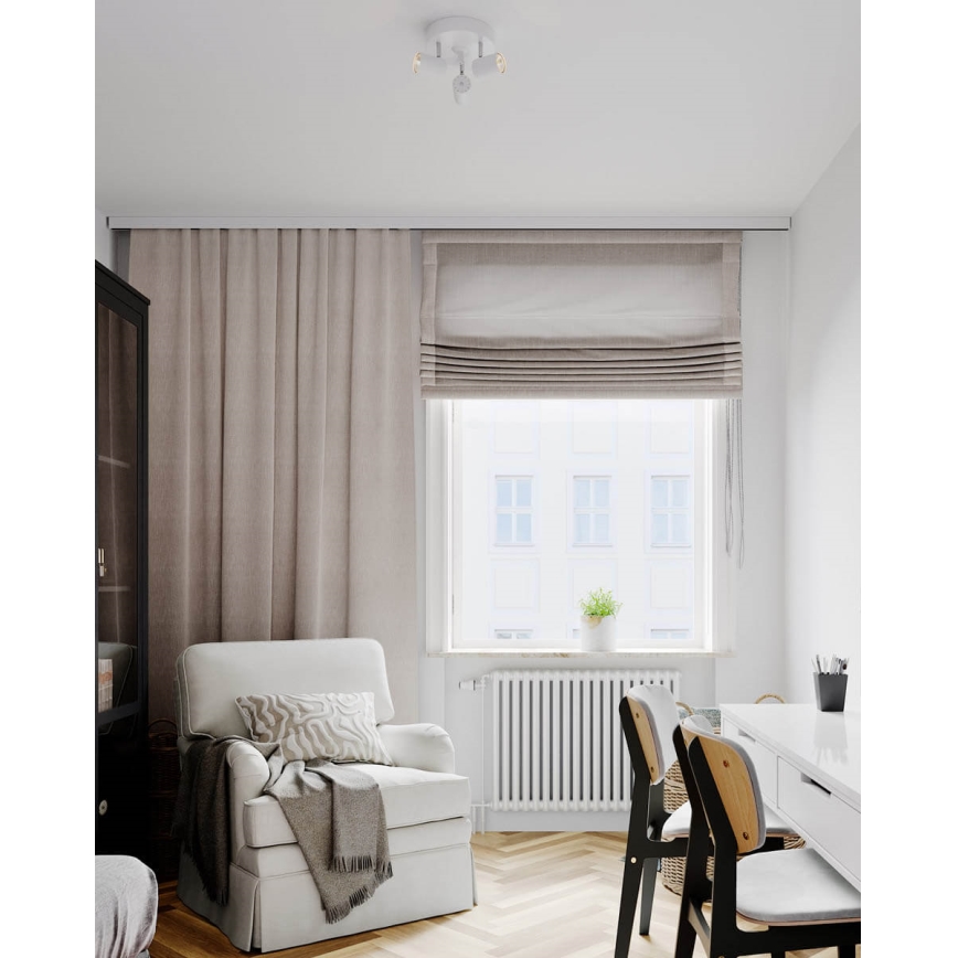 ByRydens - Reflektor CORRECT 3xGU10/7W/230V bela pr. 20 cm