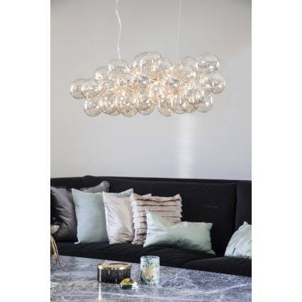 ByRydens - Lestenec na vrvici GROSS BAR 8xG9/4W/230V dimna/rjava