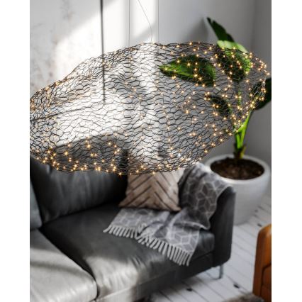 ByRydens - LED Lestenec na vrvici HAYDEN LED/20W/230V črna