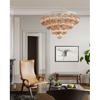 ByRydens - Lestenec na jekleni vrvici GROSS GIANT 8xE27/8W/230V