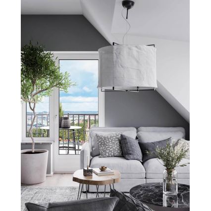 ByRydens - Lestenec na jeklenem lanku SOFTY 1xE27/5W/230V
