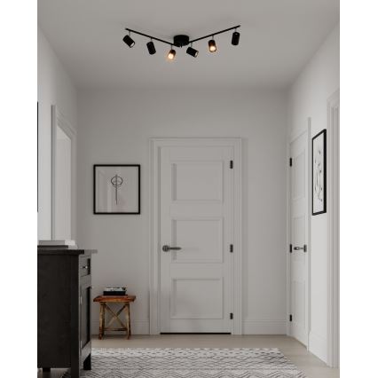 ByRydens - Reflektor CORRECT 6xGU10/7W/230V črna pr. 30 cm