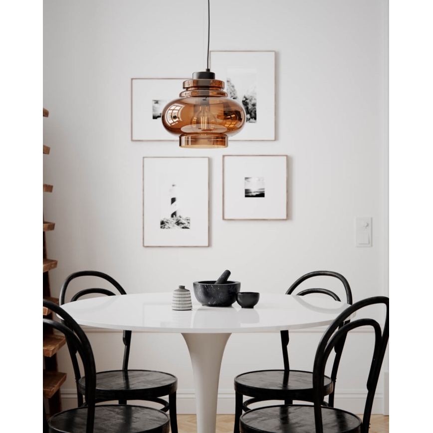 ByRydens - Viseča svetilka na vrvici DOLORES 1xE27/5W/230V