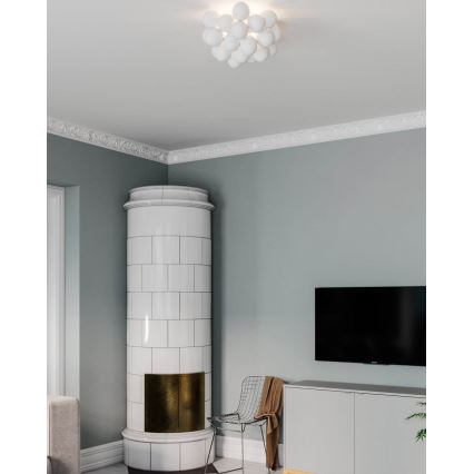 ByRydens - Stropna svetilka GROSS 6xG9/5W/230V bela pr. 50 cm