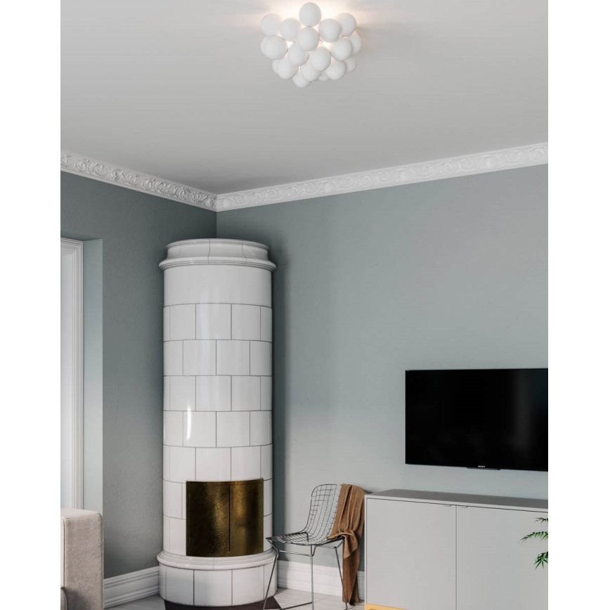 ByRydens - Stropna svetilka GROSS 6xG9/5W/230V bela pr. 50 cm