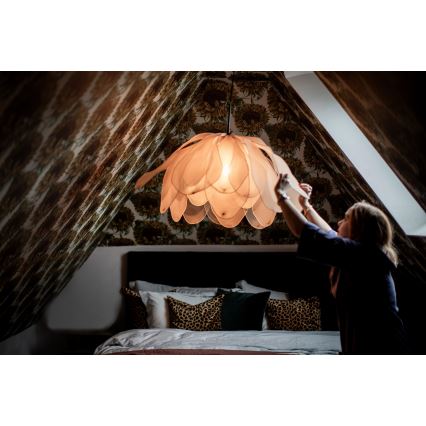 ByRydens - Lestenec na vrvici LOU LOU 1xE27/5W/230V bež pr. 80 cm