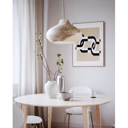 ByRydens - Viseča svetilka na kabelu MIRA 1xE27/5W/230V rjava