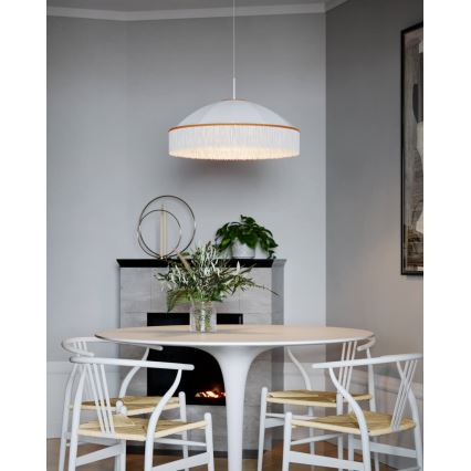 ByRydens - Viseča svetilka na vrvici FRANCIS 1xE27/5W/230V kremna