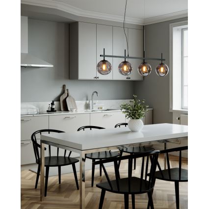 ByRydens - Viseči lestenec BOYLE 4xE27/8W/230V