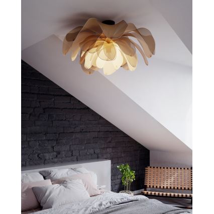 ByRydens - Stropno pritrjen lestenec LOU LOU 1xE27/8W/230V bež