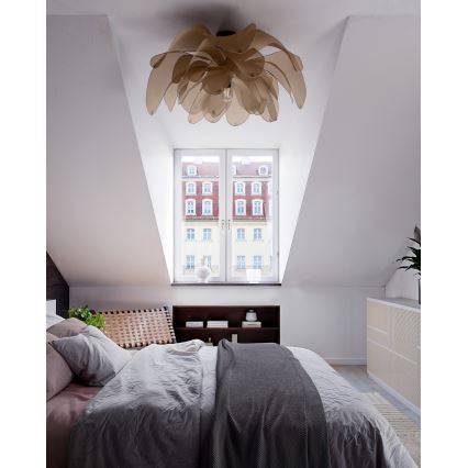 ByRydens - Stropno pritrjen lestenec LOU LOU 1xE27/8W/230V bež