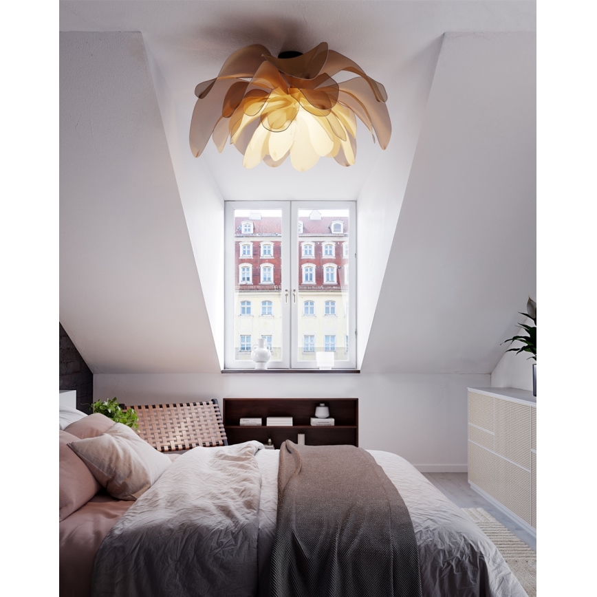 ByRydens - Stropno pritrjen lestenec LOU LOU 1xE27/8W/230V bež